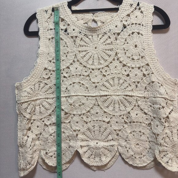 **Handmade 100% Cotton Crochet Top – Fits S/M** - Picture 5 of 8